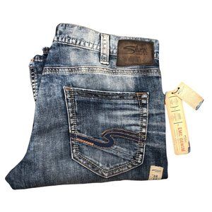 COPY - BRAND NEW WITH TAGS Silver Jeans Size 38 ZAC E.M.C. Denim